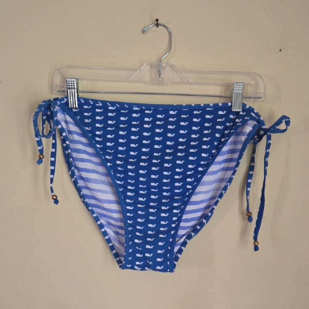 Vineyard Vines Blue and White Underwear with Adjustable Side Ties